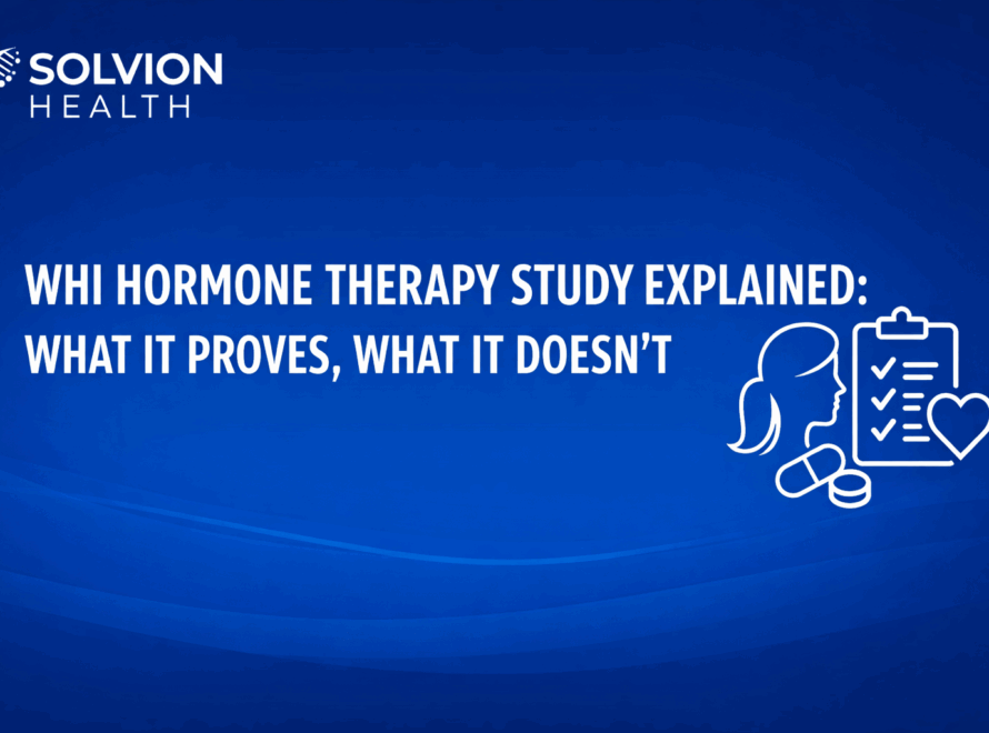 Women’s Health Initiative (WHI) hormone therapy study breakdown showing what WHI proved and what it cannot prove about HRT risks and benefits